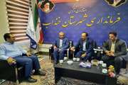  مدیرکل دامپزشکی استان مرکزی به شهرستان خنداب سفر کرد