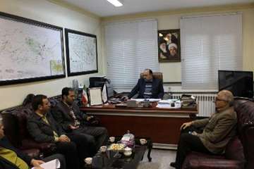 دیدار مدیرکل دامپزشکی استان مرکزی با فرماندار زرندیه