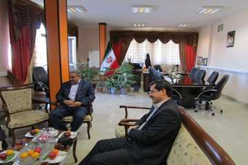 دیدار مدیر کل دامپزشکی استان مرکزی  با مدیرکل صدا و سیمای استان 
