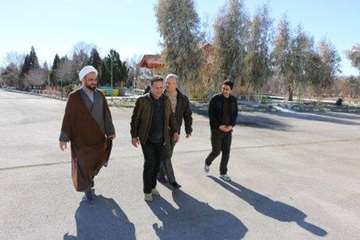 بازدید نماینده ولی فقیه در اداره کل دامپزشکی استان مرکزی از کشتارگاه دام ساوه