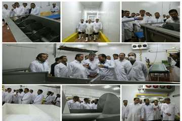 بازدید استاندار مرکزی از کشتارگاه طیور در شازند