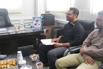 دیدار با فرماندار شهرستان