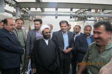 بازدید مدیر کل دامپزشکی استان مرکزی از کشتارگاه دام شهرستان دلیجان