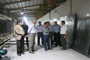 بازدید مدیران کل سازمان دامپزشکی کشور از شرکت پرورش ماهیان زینتی درمحلات