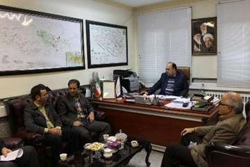 دیدار مدیرکل دامپزشکی استان مرکزی با فرماندار زرندیه