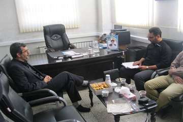 دیدار با فرماندار شهرستان