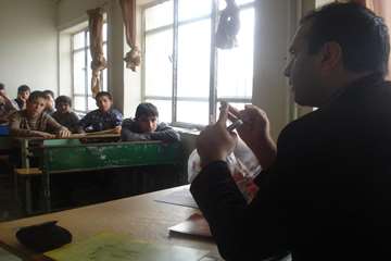 کلاس آموزشی بیماریهای مشترک در مدرسه شبانه روزی اندیشه