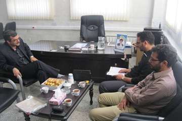 دیدار با فرماندار شهرستان