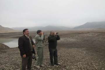 بازدید از سد الغدیر ساوه جهت پایش آنفلوآنزای پرندگان