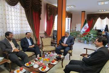 دیدار مدیر کل دامپزشکی استان مرکزی  با مدیرکل صدا و سیمای استان 