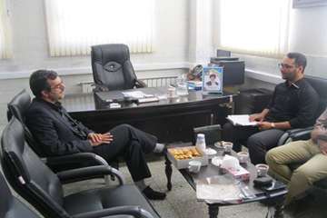 دیدار با فرماندار شهرستان