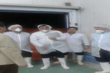 بازدید از کشتارگاه های طیور شهرستان ساوه