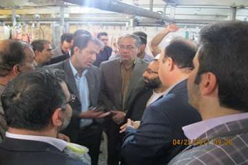بازدید مدیر کل دامپزشکی استان مرکزی از کشتارگاه دام شهرستان دلیجان