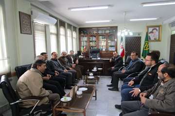 دیدار مدیرکل دامپزشکی استان مرکزی با رییس سازمان جهاد کشاورزی استان مرکزی