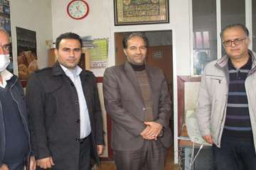 دیدار مدیرکل دامپزشکی استان مرکزی با فرماندار شهرستان شازند